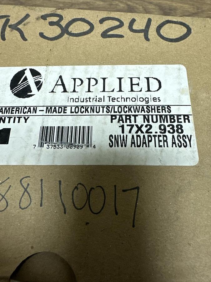 Applied,17x2.938,SNW Adapter Assembly