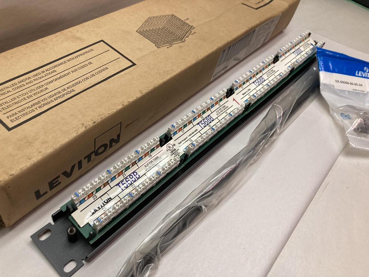Leviton,255-5G596-U24,Universal 5E Patch Panel