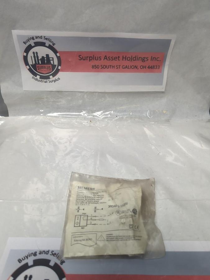 SIEMENS,3RG4013-3AB00,INDUCTIVE PROXIMITY SWITCH NOS