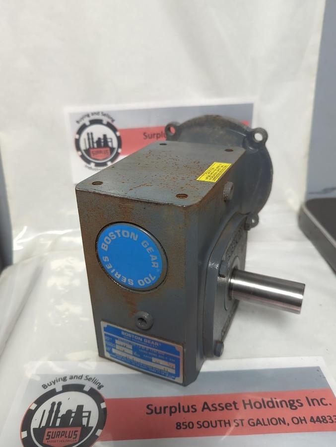 Used BOSTON GEAR,E724-60-85-G,GEAR BOX PRE-OWNED