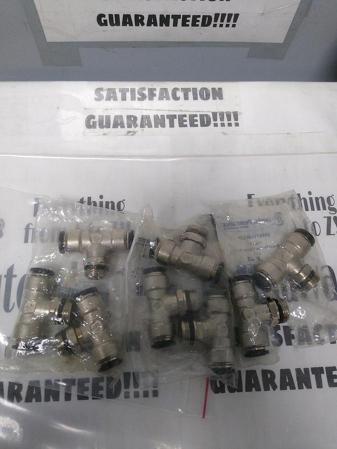 JUPITER PNEUMATICS,2555711863JP,TUBE MALE SWIVEL BRANCH T 12MMX1/2 IN LOT OF 8