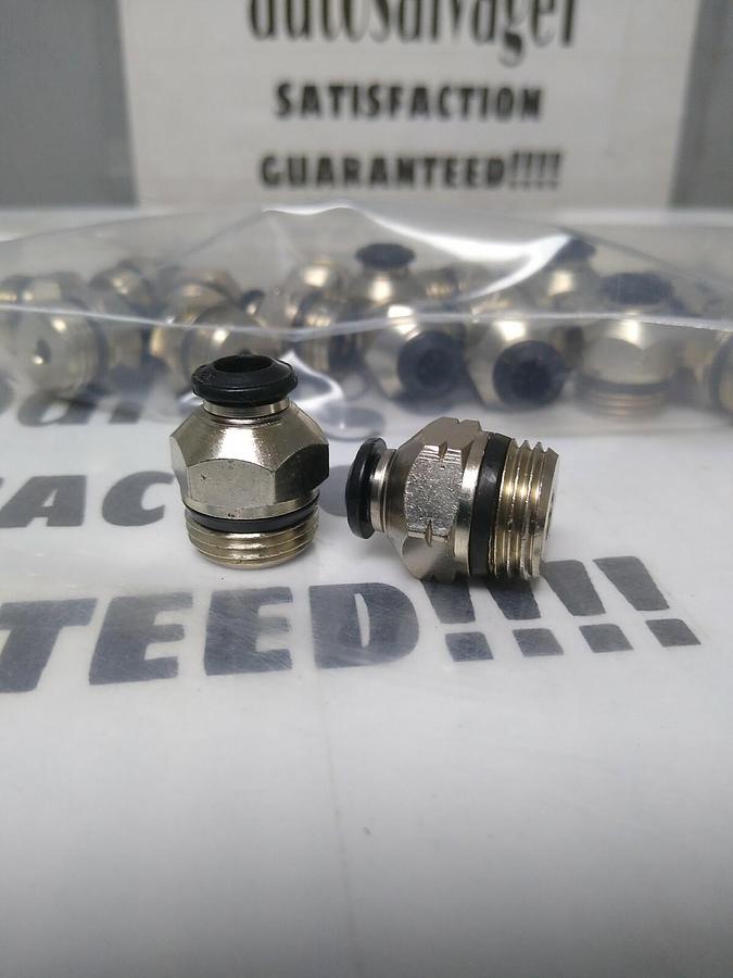 UNBRANDED,61761086,TUBE STRAIGHT MALE CONNECTOR 6MMX3/8 IN LOT OF 22