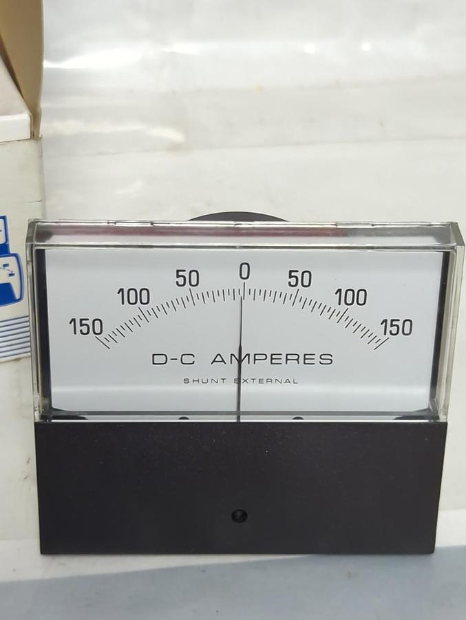 YOKOGAWA,612232-3A,PANEL METER 15-0-150 D-C AMPERES NOS