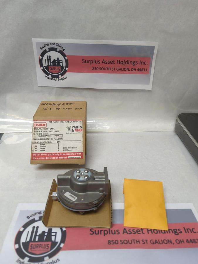 FISHER,RRELAYX0H22,HIGH TEMP RELAY REPLACEMENT KIT NOS