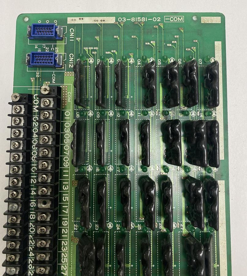 Used MITSUBISHI,03-81581-02,RELAY BOARD