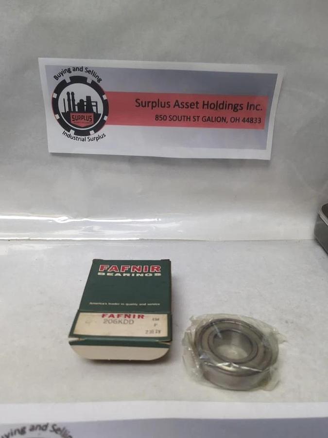 FAFNIR,206KDD,DEEP GROOVE BALL BEARING NOS