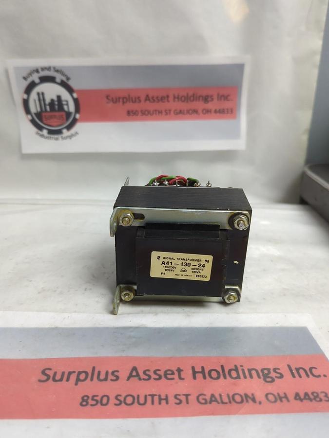Used SIGNAL TRANSFORMER,A41-130-24,TRANSFORMER 115/230V 50/60HZ PRE-OWNED
