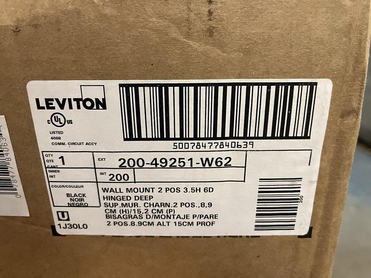 LEVITON,200-49251-W62,WALL MOUNT BRACKET