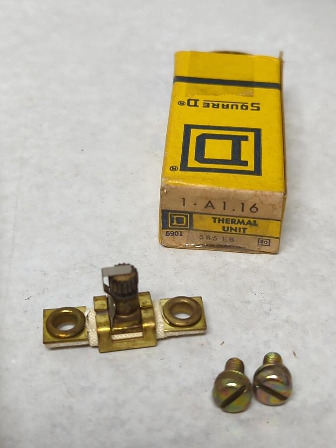 SQUARE D,A1.16,THERMAL OVERLOAD HEATER ELEMENT LOT OF 7 NOS