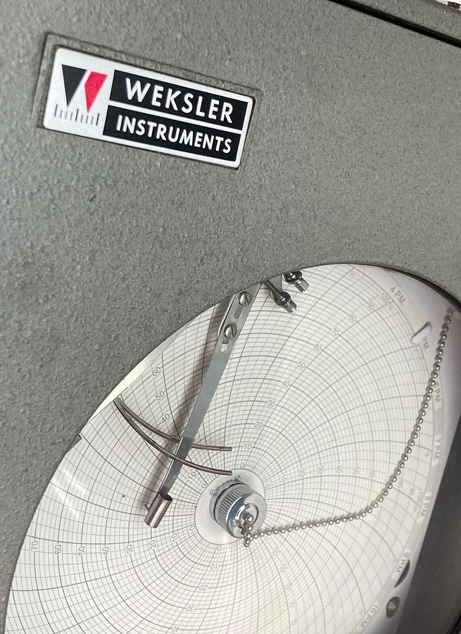 Weksler,R 8T2W,Temprature Chart Recorder