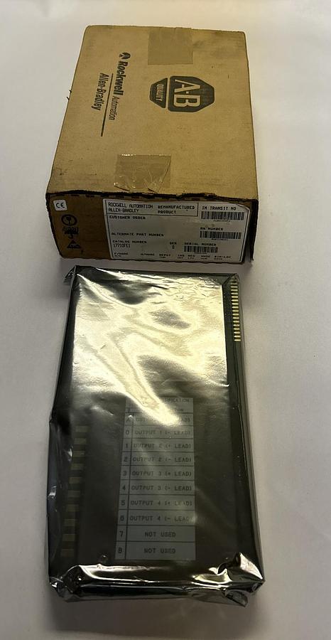 Used ALLEN BRADLEY,1771-OFE1,OUTPUT MODULE REFURBISHED