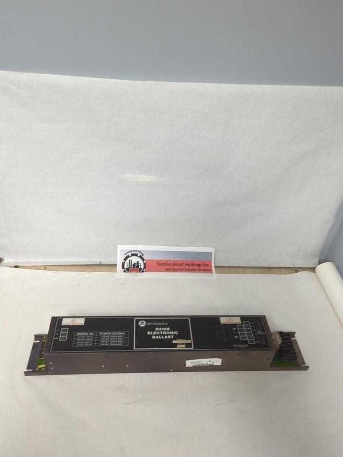 Used NORTH AMERICAN,H3186,ELECTRONIC BALLAST 120V 100VA PRE-OWNED