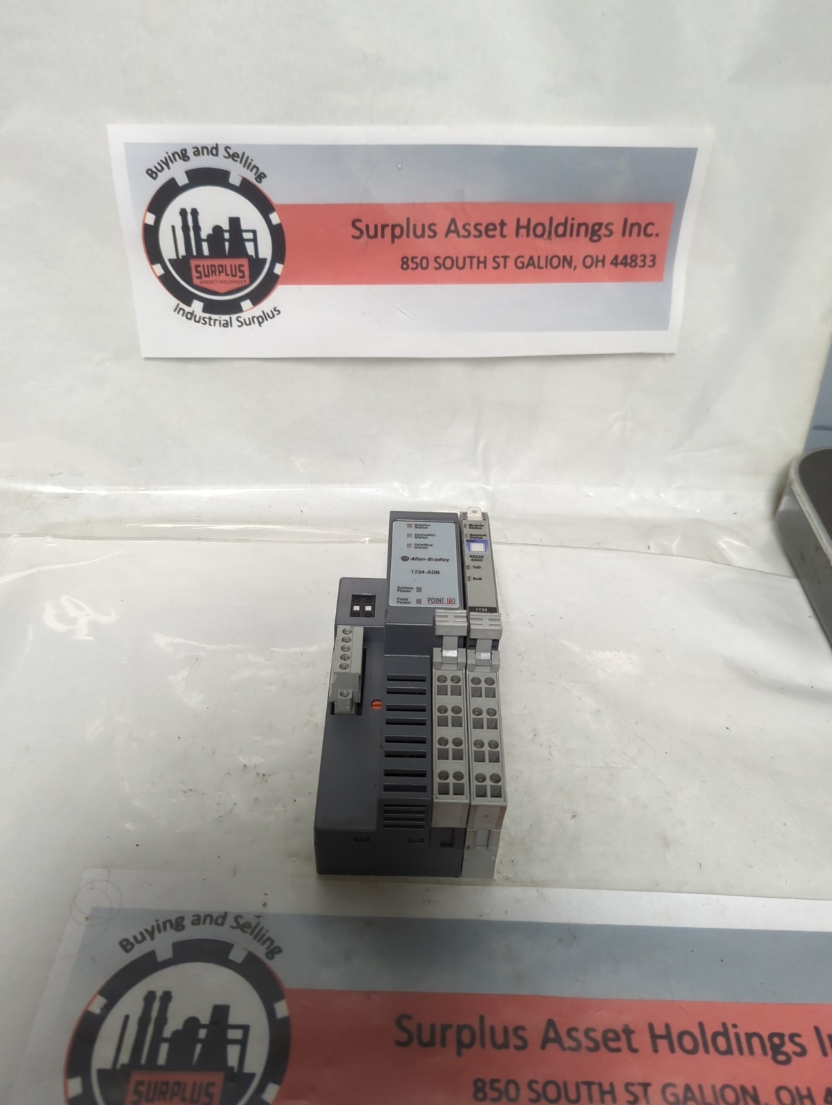 Used ALLEN BRADLEY,1734-ADN,DEVICENET SERIES B NETWORK ADAPTER PRE-OWNED