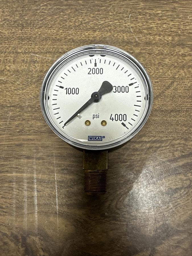 WIka,111.10 2.5",4000 PSI Pressure Gauge