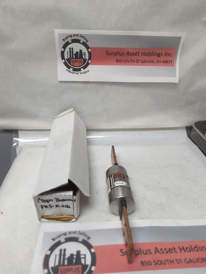Used COOPER BUSSMANN,FRS-R-200,FUSETRON 200 AMP FUSE PRE-OWNED