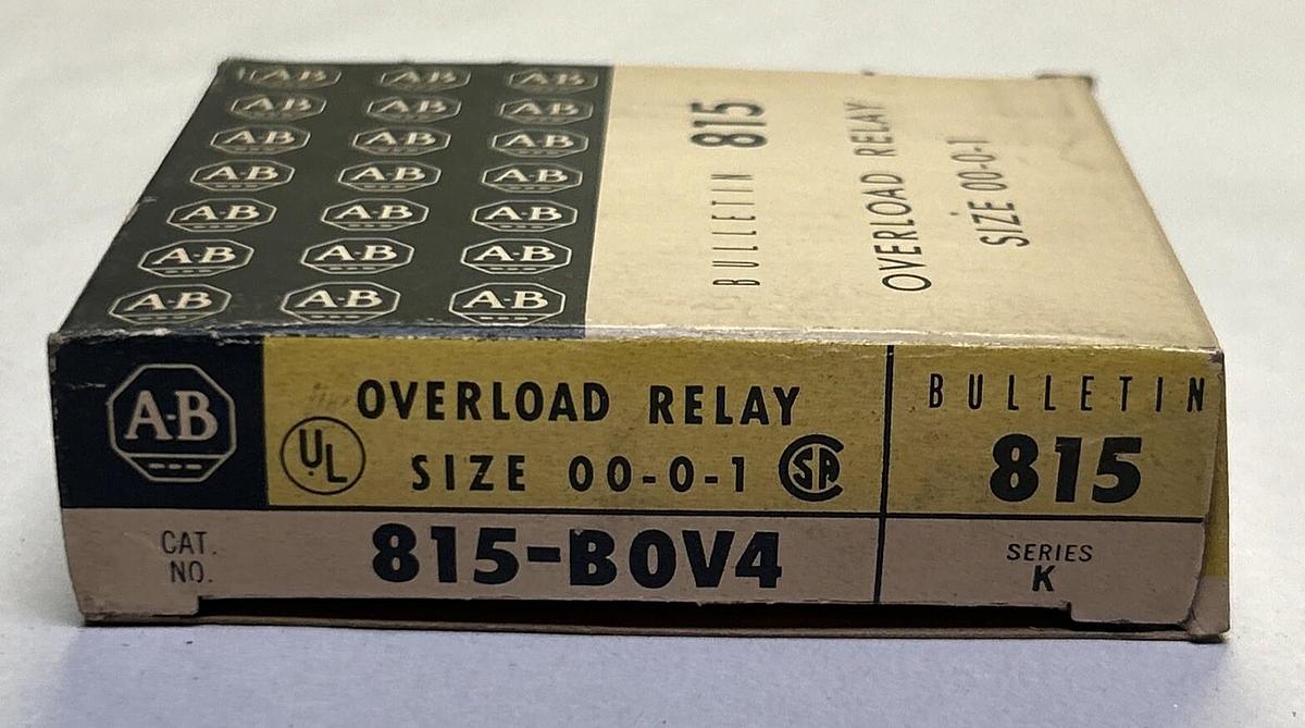 ALLEN BRADLEY,815-B0V4,OVERLOAD RELAY NOS