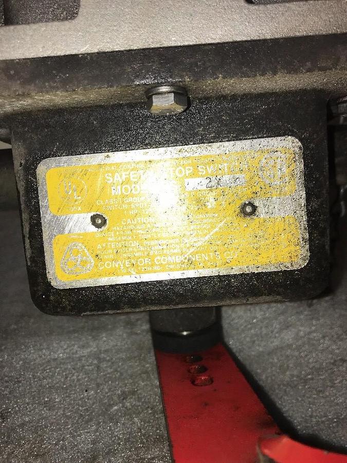 Used CONVEYOR COMPONENTS,RS2X, EXPLOSION PROOF SAFETY STOP SWITCH