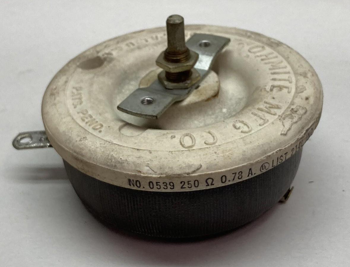 Used Ohmite,0539 250,Resistor 0.78A