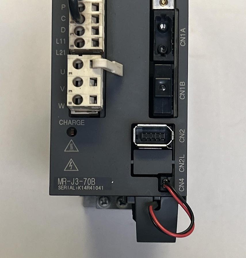 Used MITSUBISHI,MR-J3-70B,AC SERVO DRIVE