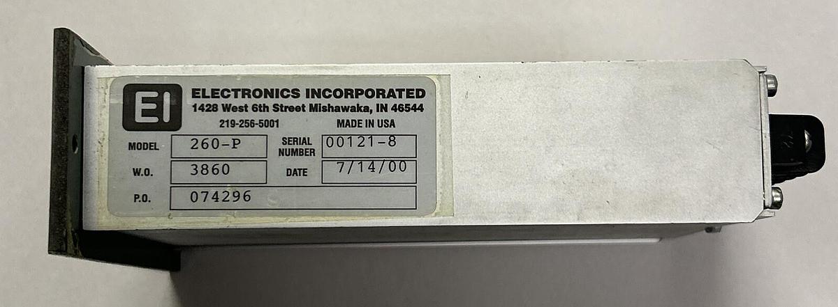 Used ELECTRONICS,260-P,FLOW CONTROL METER