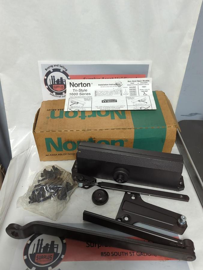 NORTON,16140U,TRI-STYLE 1600 SERIES NON HANDED DOOR CLOSER NOS