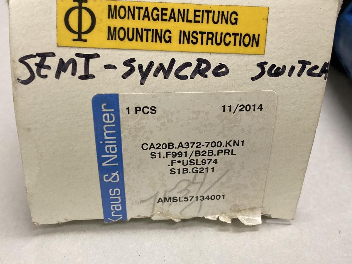 Kraus & Naimer,CA20B-A372-700.KN1,Rotary Switch