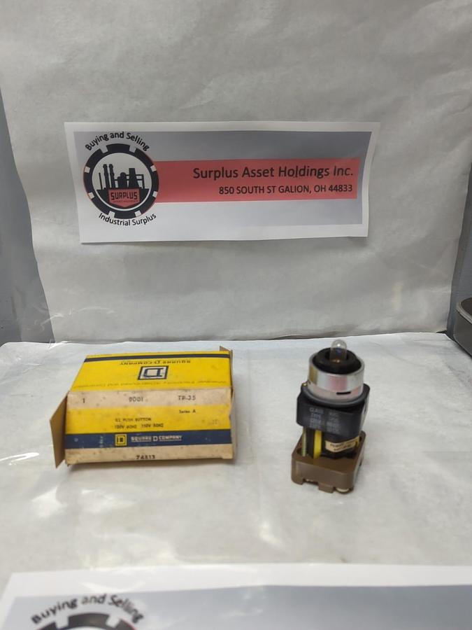 SQUARE D,9001-TP-35,SERIES A ILLUMINATED PUSH BUTTON NOS