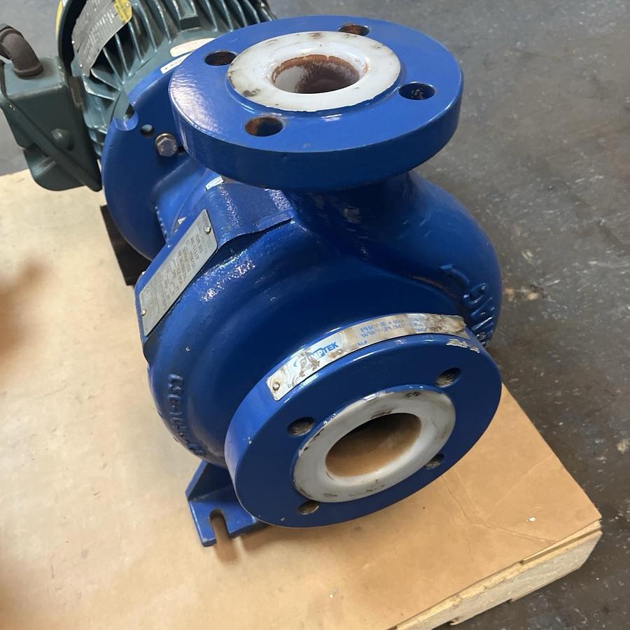 Used FLOWSERVE,3X2X8" INNOMAG MAGNETIC DRIVE SEALLESS PUMP 10HP 3500RPM 3PH