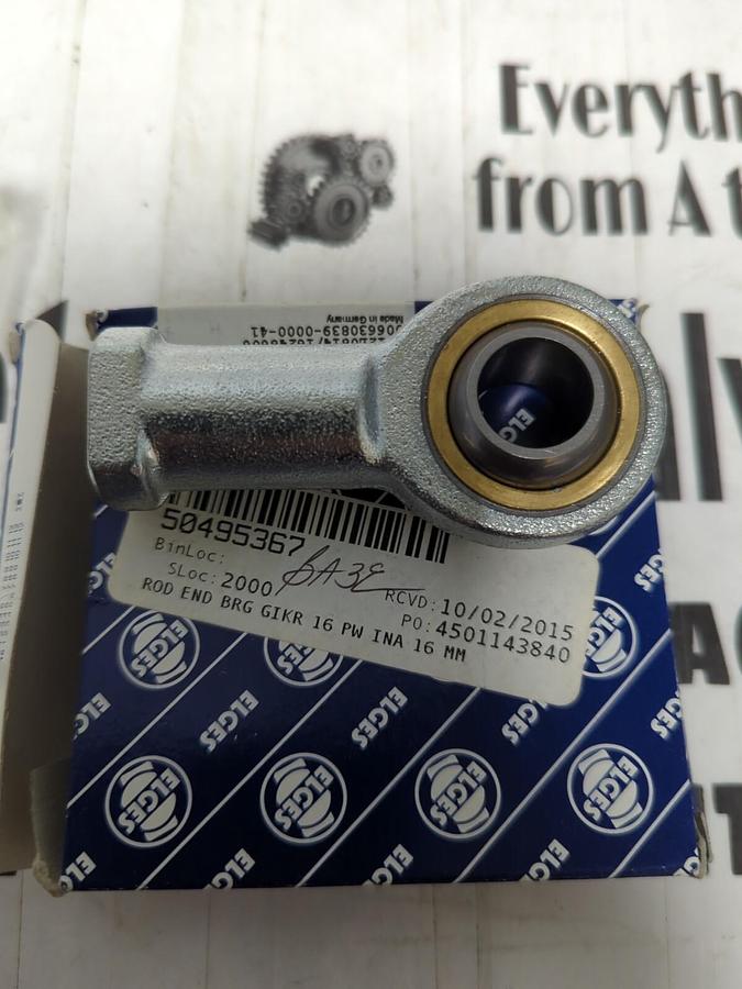 INA,GIKR16-PW,ROD END BEARING NOS
