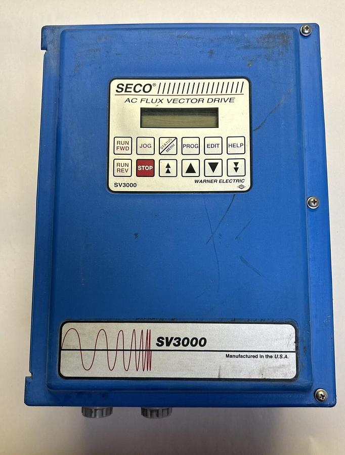 Used WARNER ELECTRIC,SV3405-01000,AC FLUX VECTOR DRIVE