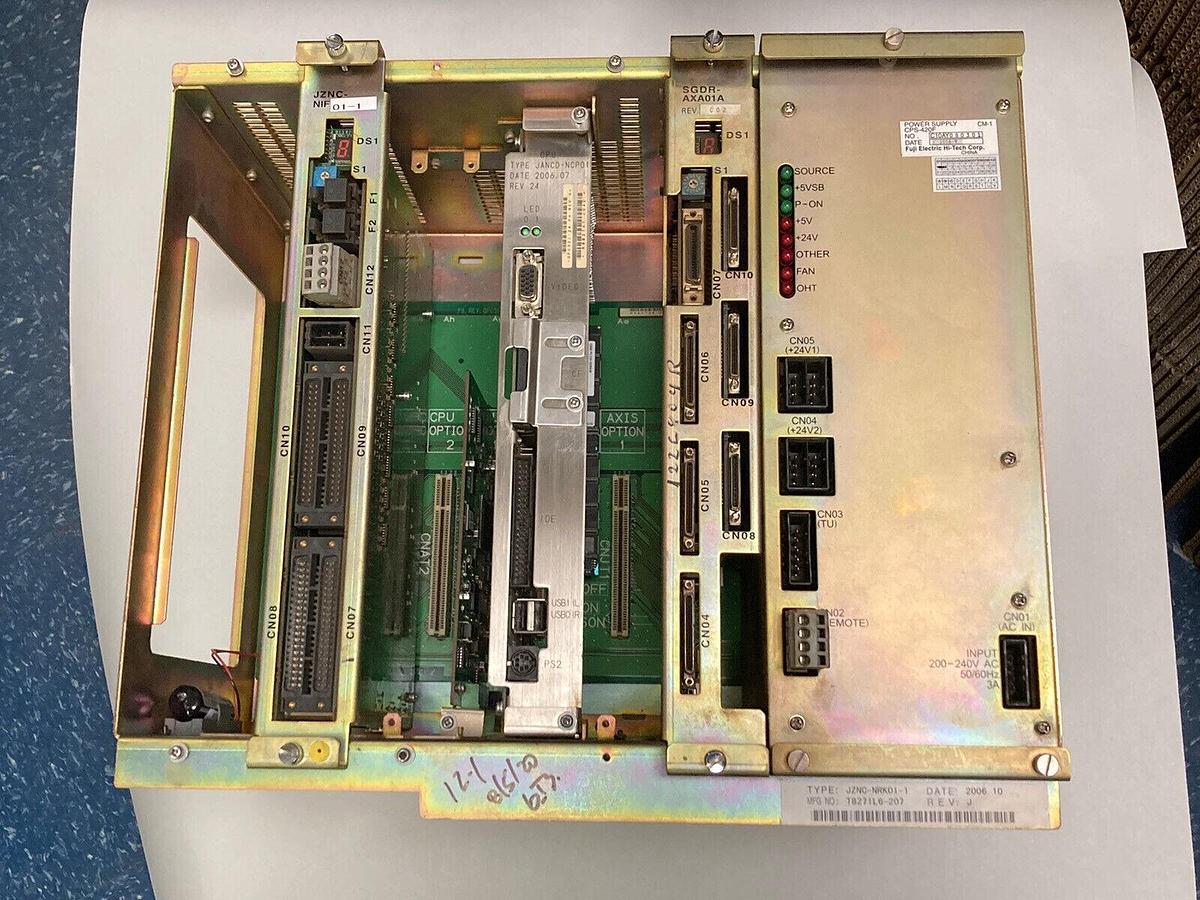 Used Yaskawa,JZNC-NRK01-1,Control Unit Module Rack Power Supply