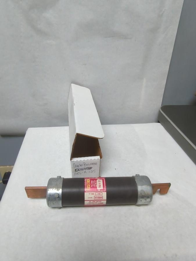 COOPER BUSSMANN,FRS-R-125,FUSETRON 125 AMP FUSE NOS