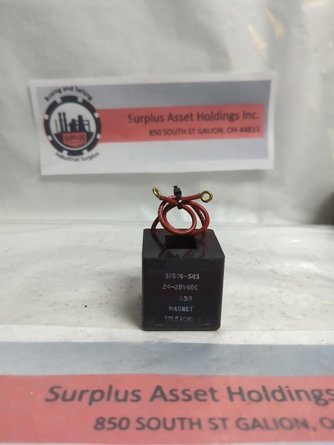 Used UNBRANDED,37674-543,MAGNET COIL 24-28V 60C PRE-OWNED