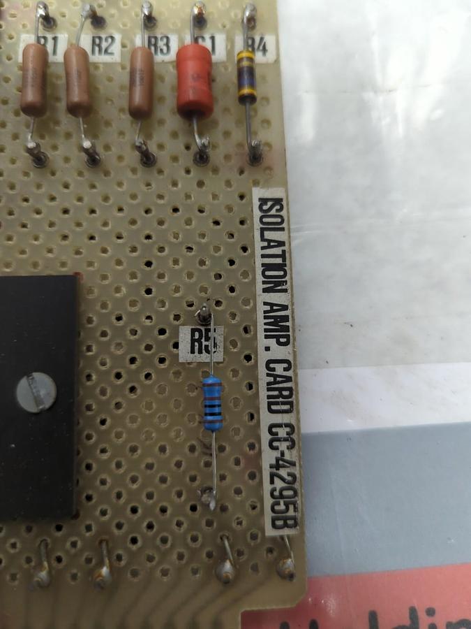 Used SEMICONDUCTOR CIRCUITS INC,CC-4295B,ISOLATION AMPLIFIER CARD PRE-OWNED