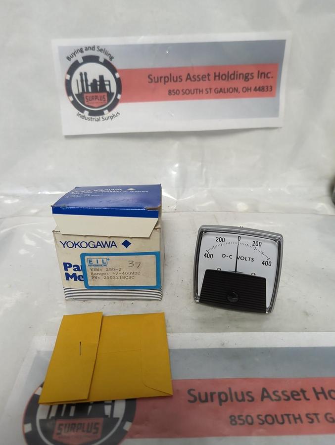 YOKOGAWA,250221SCSC,PANEL METER +/-400VDC NOS