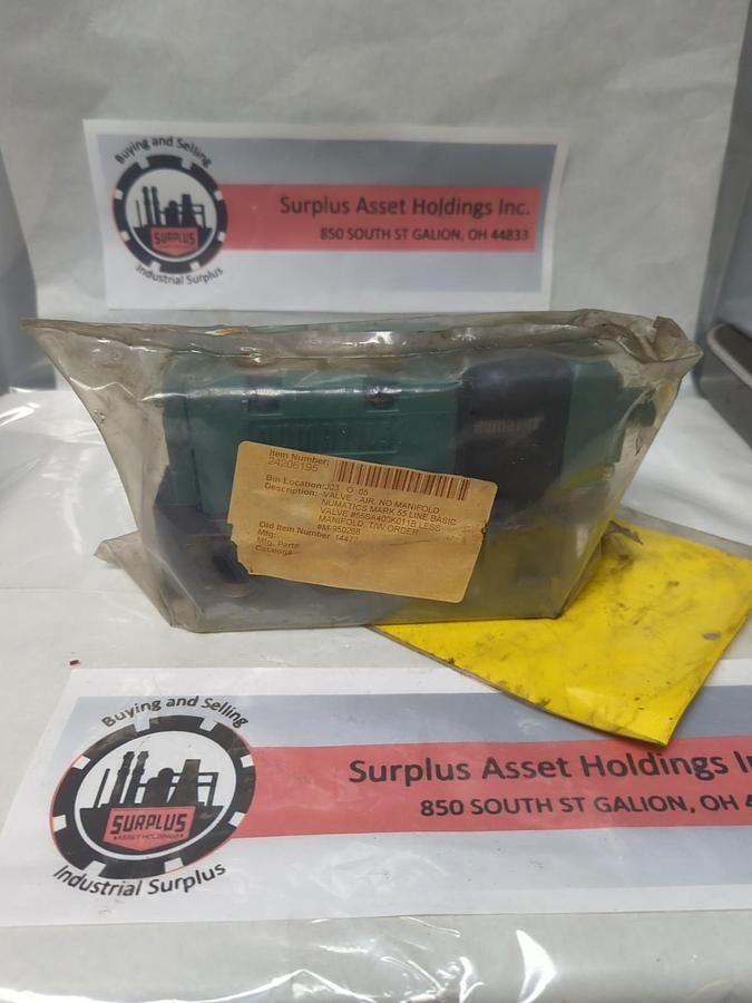 NUMATICS,555SA43BK01 1B30,PNEUMATIC VALVE 110-120V 50-60HZ NOS