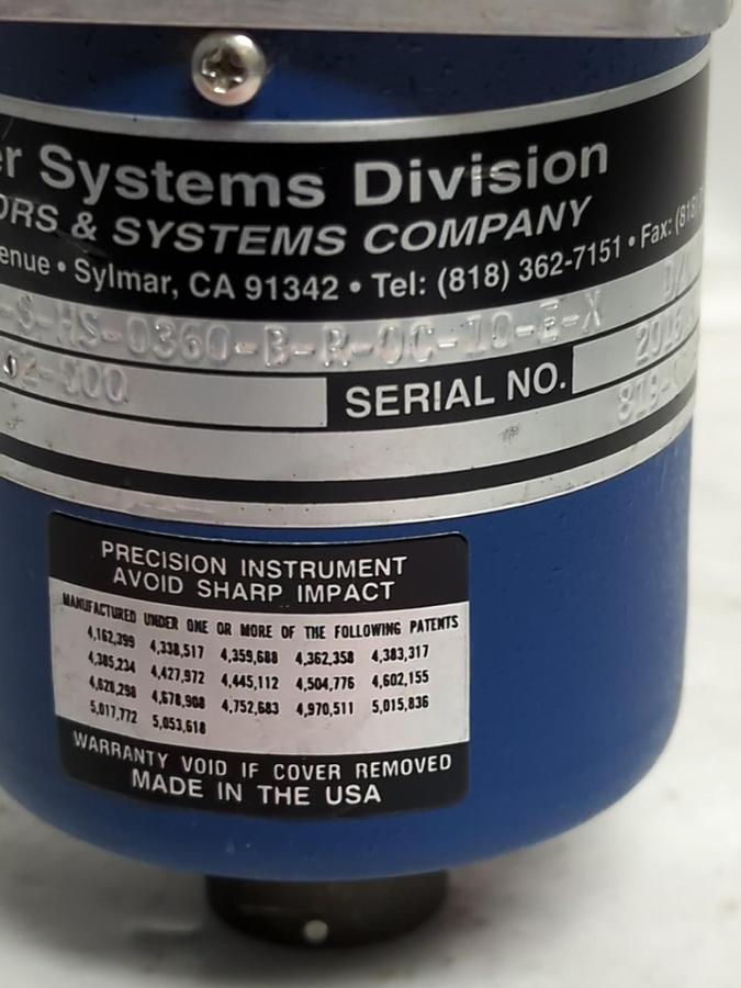 Used BEI ENCODER,KAS25-S-HS-0360-B-R-OC-10-E-X,ENCODER PRE-OWNED