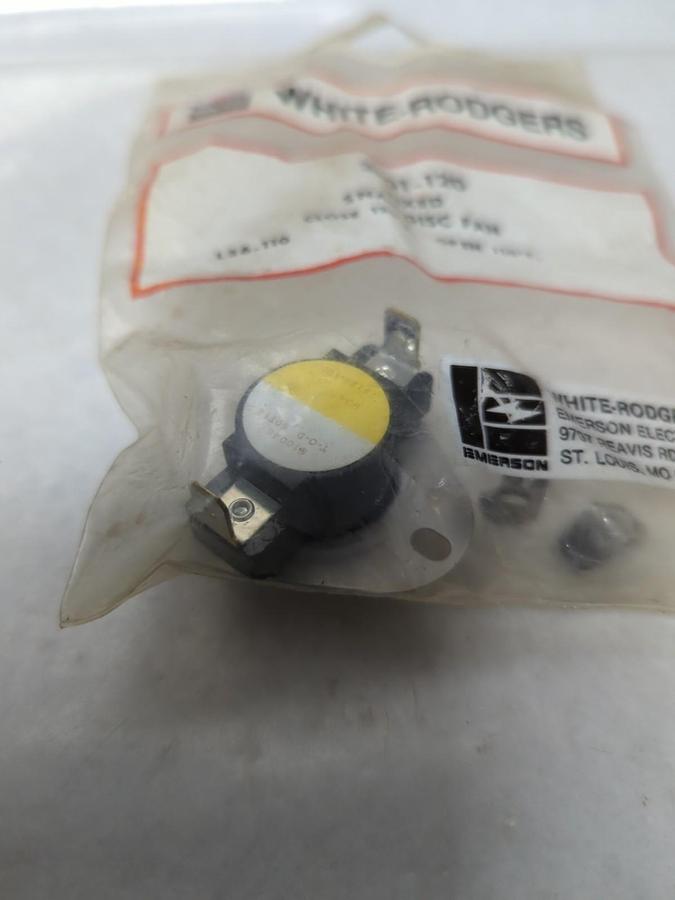 WHITE-RODGERS,3F01-120,FIXED SNAP DISC FAN CLOSE 120°F OPEN 110°F NOS