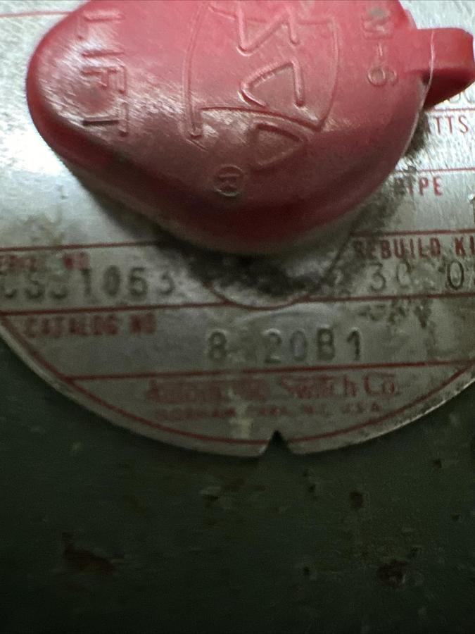 Used Asco,812081,Red Hat Valve