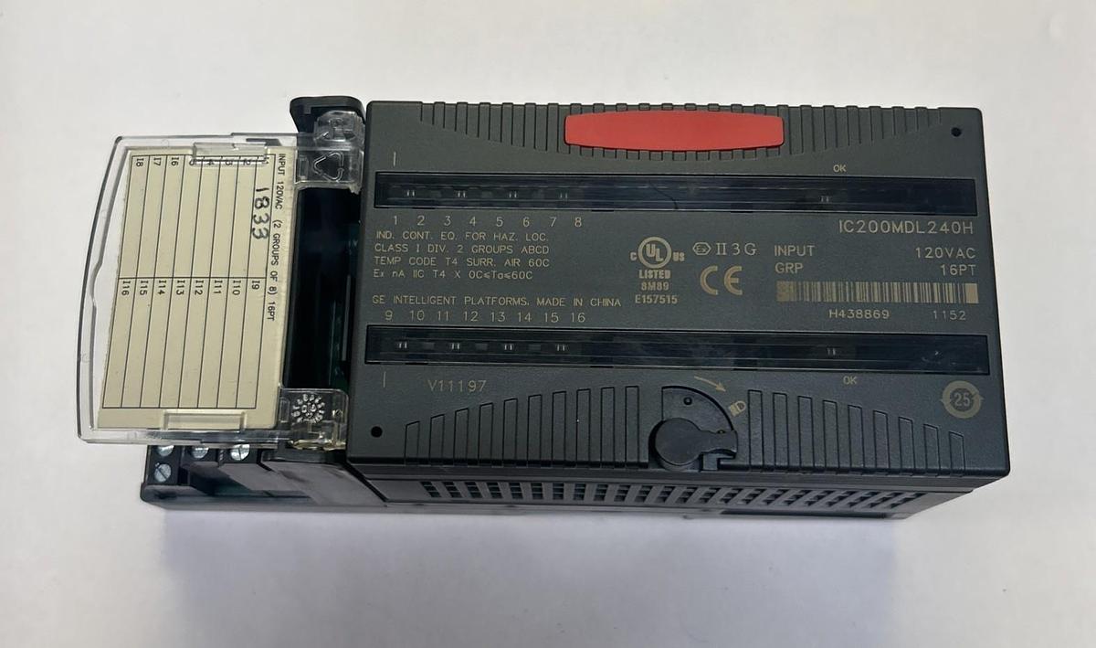Used GE FANUC,IC200MDL240H,INPUT MODULE