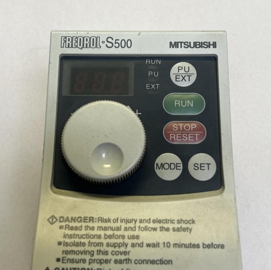 Used MITSUBISHI,FR-S520E-0.2K,INVERTER DRIVE