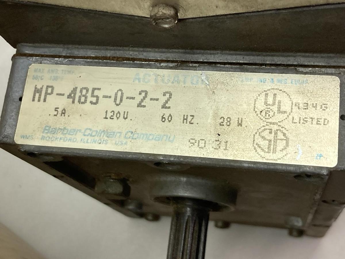 Used Barber Coleman Company,MP-485-0-2-2,Actuator 0.5A 120V 60Hz 28W