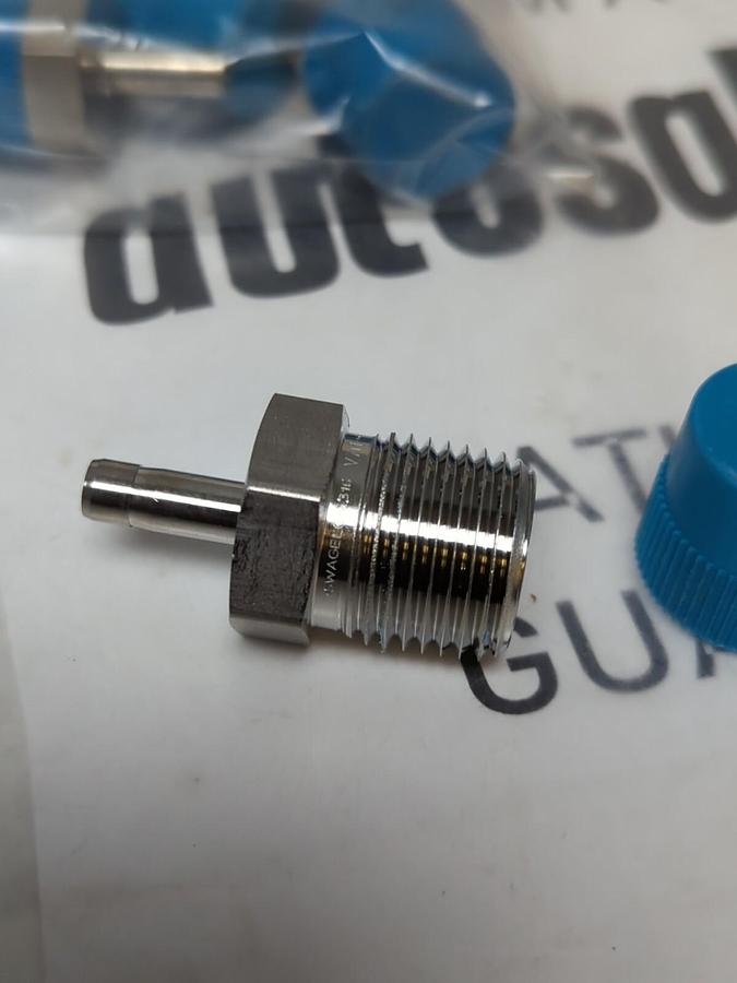 SWAGELOK,SS-4-TA-1-8,1/4X1/2MNPT MALE ADAPTER LOT OF 5 NOS