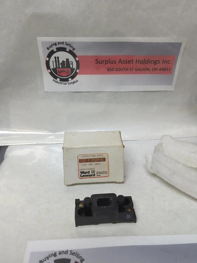 Used WARD LEONARD,C.07689-41,OPERATING COIL 480 VAC 60HZ NOS