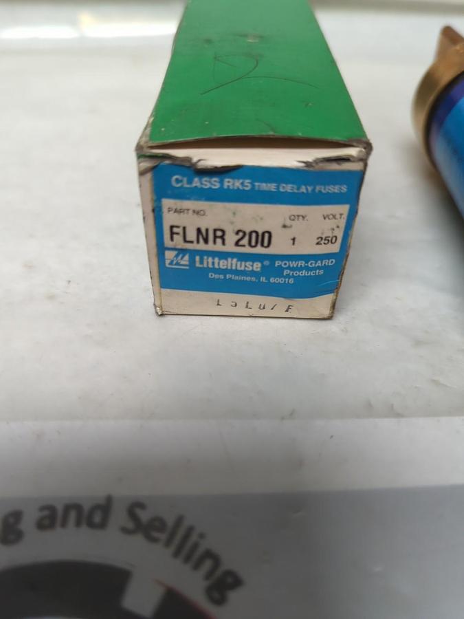 LITTELFUSE,FLNR-200,POWR-GARD 200 AMP FUSE NOS