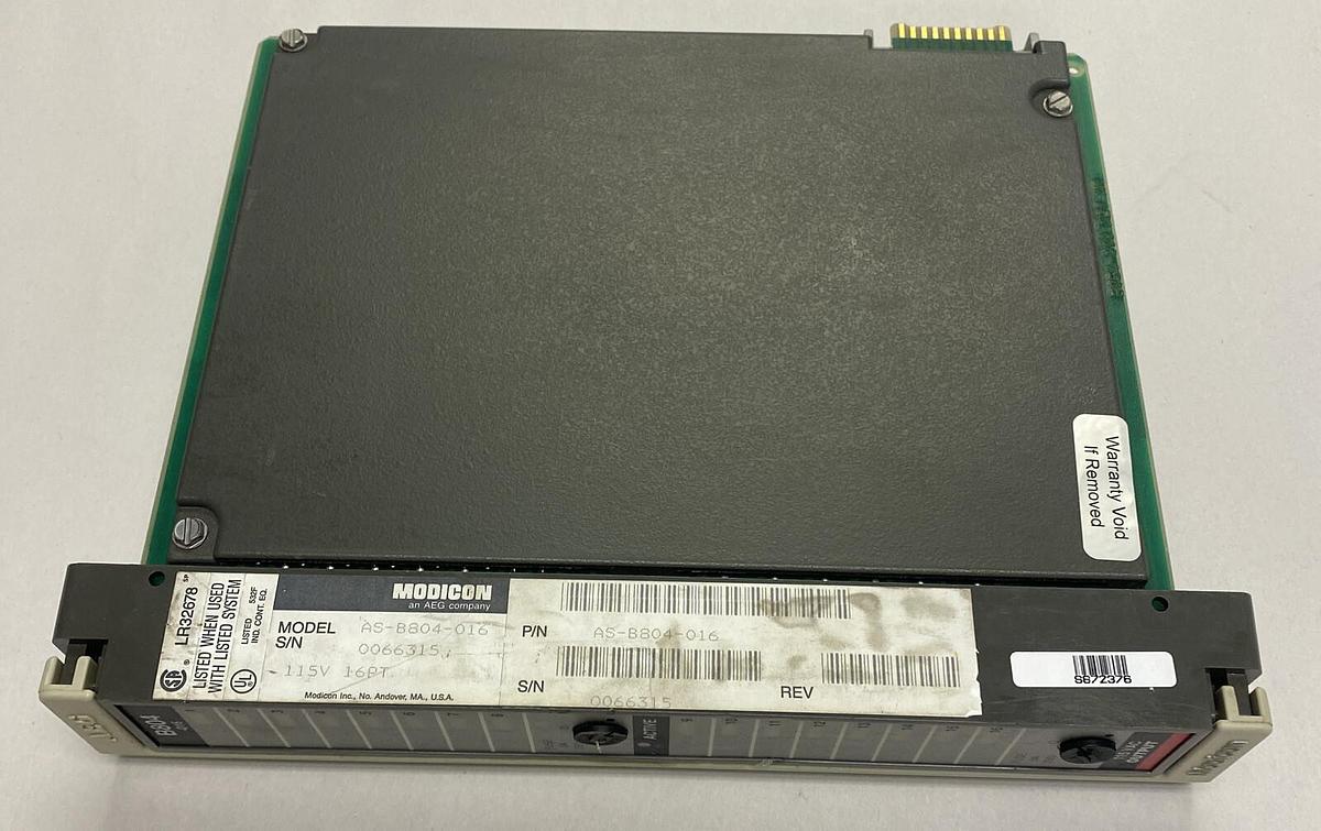 Used SCHNEIDER ELECTRIC MODICON,AS-B804-016, OUTPUT MODULE REFURBISHED