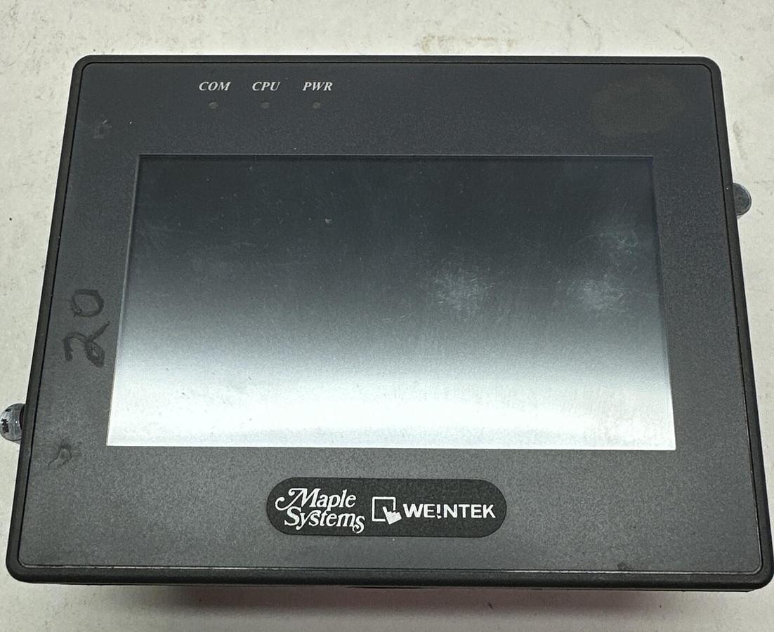 Used Maple Systems,NA,Weintek Touchscreen User Interface