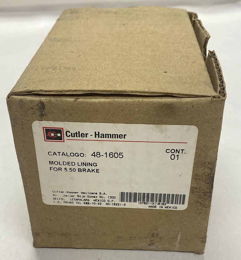 CUTLER HAMMER,48-1605,MOLDED LINING NOS