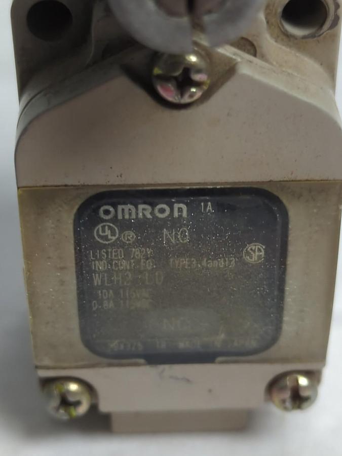 Used OMRON,WLH2-LD,LIMIT SWITCH 10A 115VAC 0.9A 115VDC PRE-OWNED