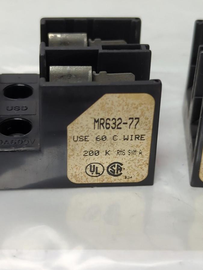 Used USD,MR632-77,FUSE HOLDER LOT OF 2 PRE-OWNED